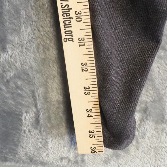 ALO Two Toned Grey Green Ribbed Workout Goddess Leggings Size S Yoga Training - Picture 5 of 11